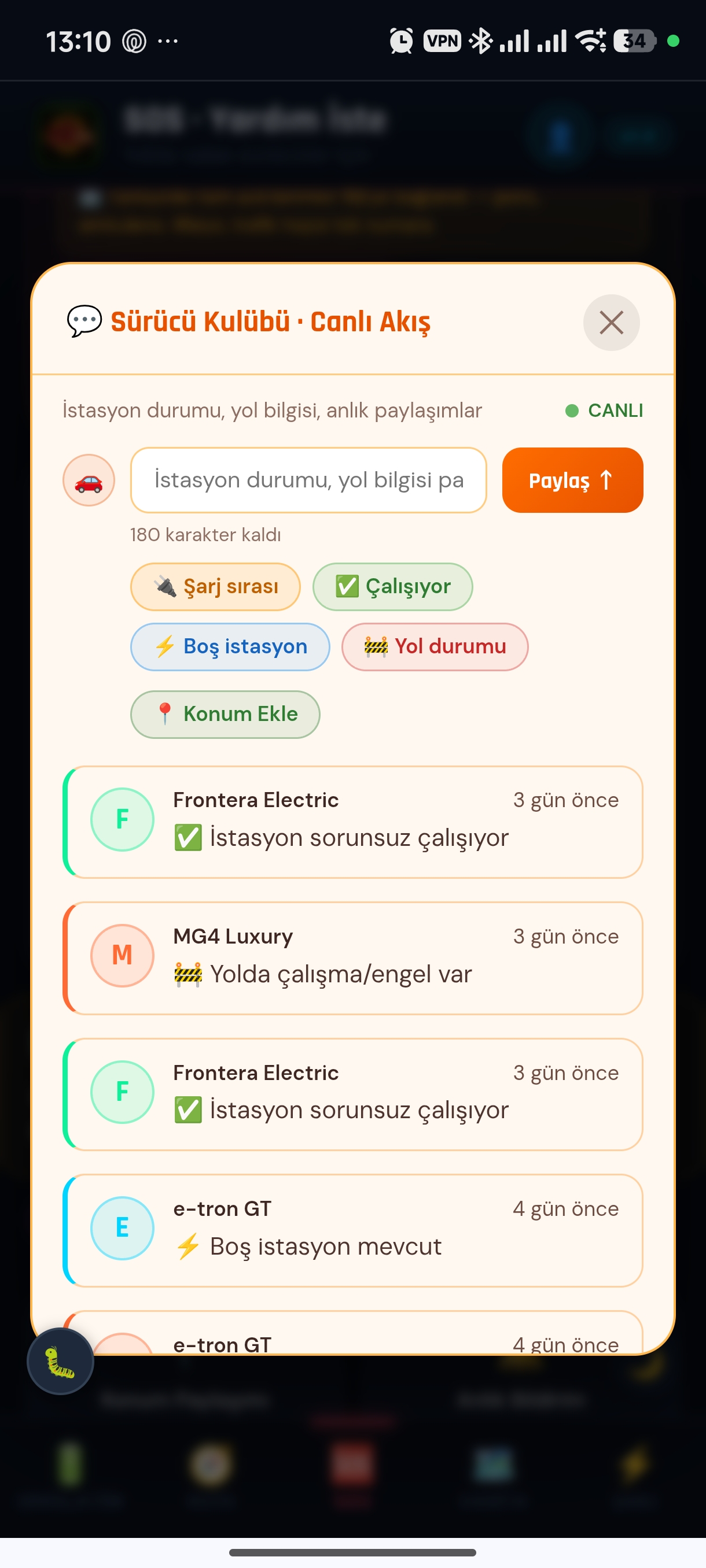 Sürücü Kulübü Canlı Akış